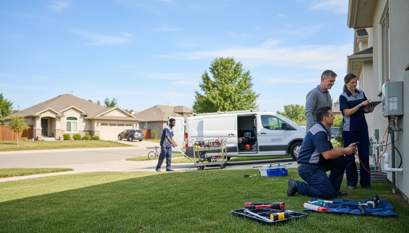 Tankless water heater service in Arma, KS